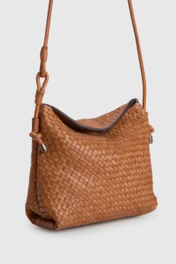 Palma Leather Curve Top Crossbody