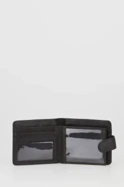 PC RFID Leather Wallet & Belt Gift Set