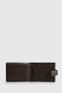 RFID Ellis Leather Tab Wallet