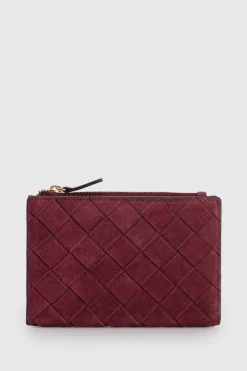 RFID Ines Suede Weave Med Wallet