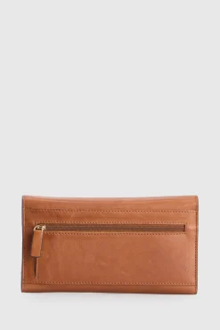 RFID Iris Leather Large Wallet