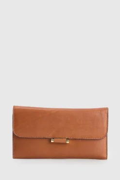 RFID Iris Leather Large Wallet