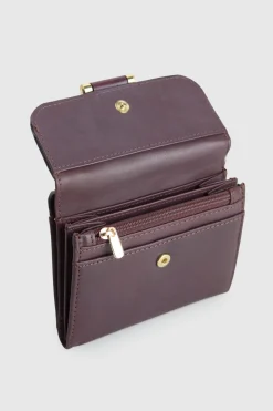 RFID Iris Leather Small Wallet
