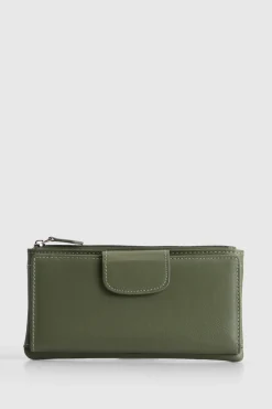 RFID Leather Medium Slim Purse