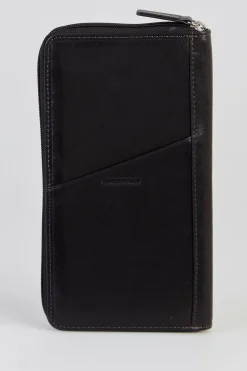 RFID Leather Passport Wallet