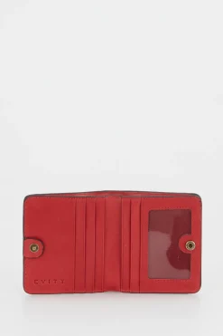 RFID Leather Slim CC Wallet