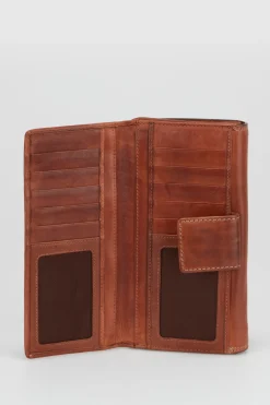 RFID Maya Leather Large Clutch