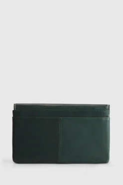 RFID Maya Leather Large Clutch