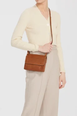 RFID Maya Leather Small Crossbody