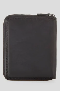 RFID Roy Leather Zip Wallet