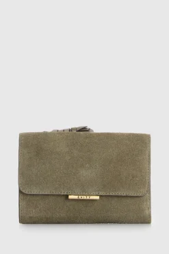 RFID Thea Suede Medium Wallet