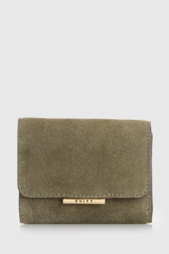 RFID Thea Suede Small Wallet