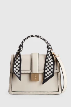 Scarf Top Handle Bag