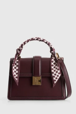 Scarf Top Handle Bag