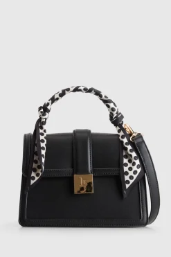 Scarf Top Handle Bag