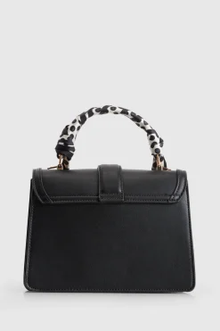 Scarf Top Handle Bag