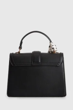 Scarf Top Handle Bag