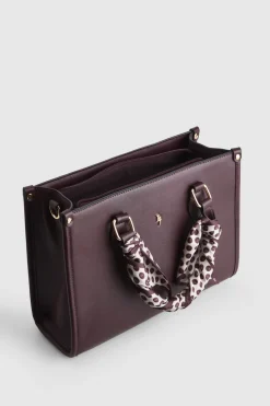 Small Tote Bag With Scarf