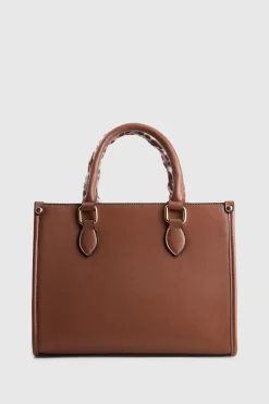 Small Tote Bag With Scarf