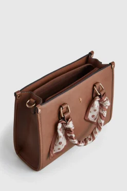 Small Tote Bag With Scarf