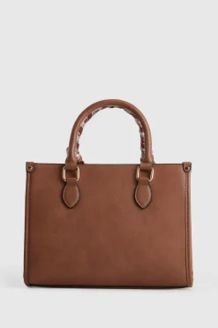 Small Tote Bag With Scarf