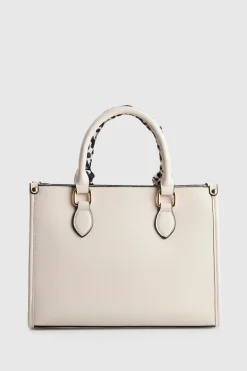 Small Tote Bag With Scarf