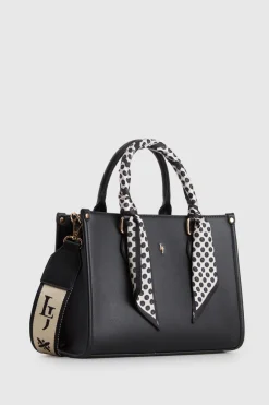 Small Tote Bag With Scarf
