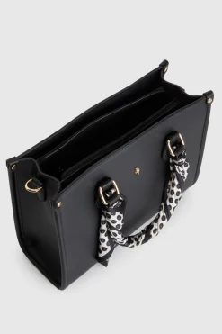 Small Tote Bag With Scarf