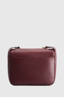 Sofia Leather Flap Crossbody Bag