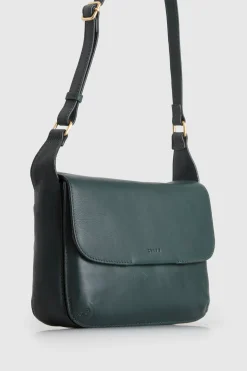 Sofia Leather Flap Crossbody Bag