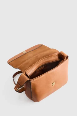 Sofia Leather Flap Crossbody Bag