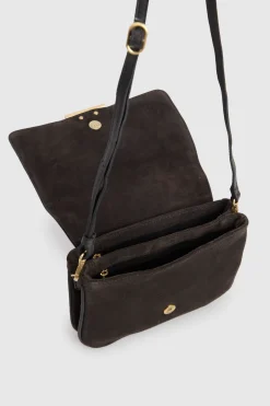 Thea Leather Suede Crossbody